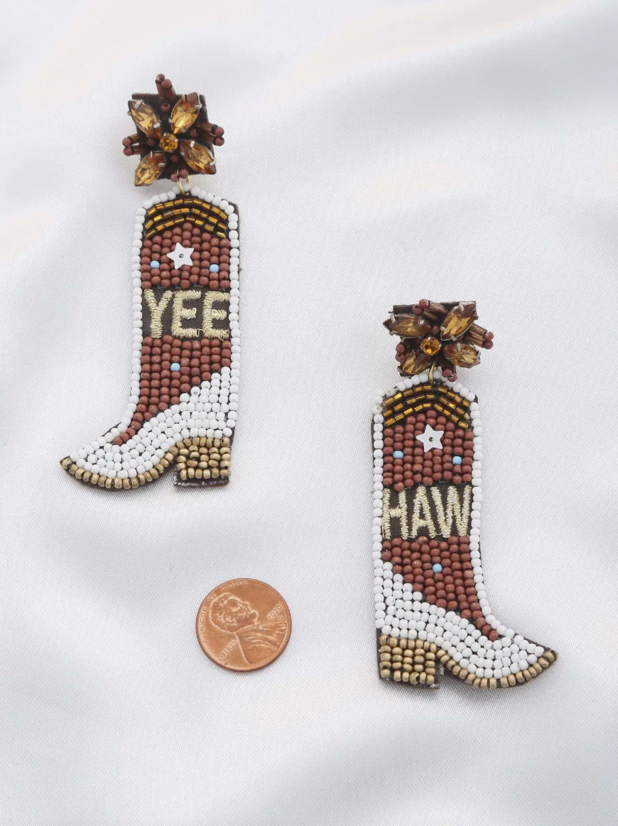 Yee Haw Boot Earrings