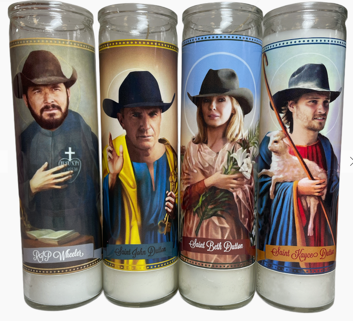 Country &amp; Western Folk Art Candles