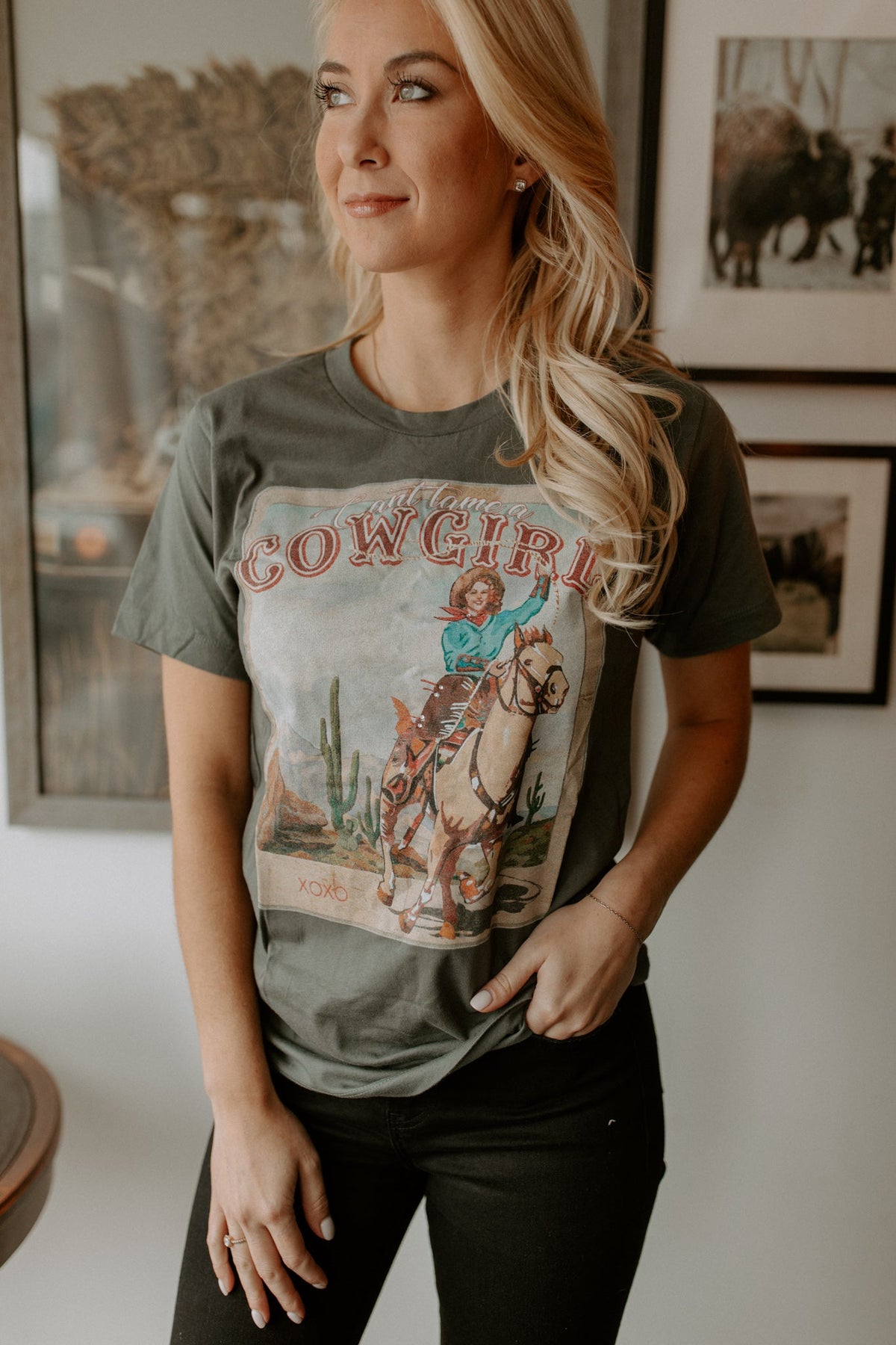 Can&#39;t Tame A Cowgirl Tee
