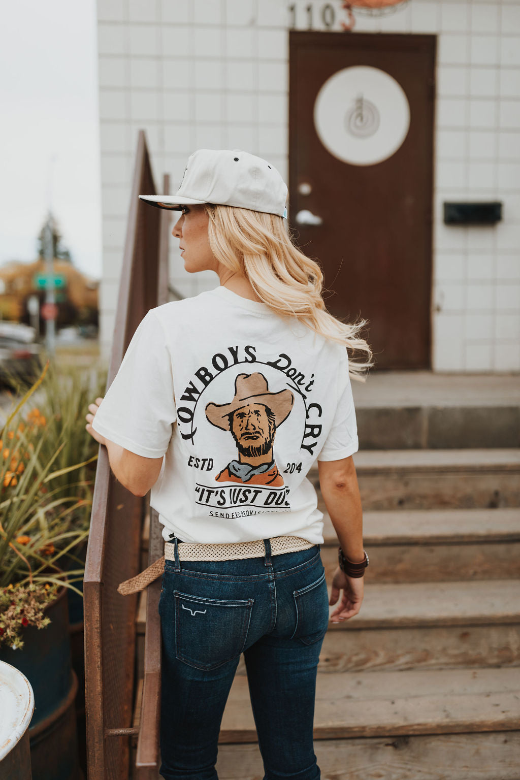 Cowboys Don't Cry Tee - Cody and Sioux