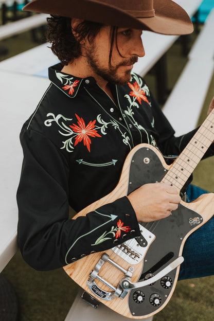 The Mint Floral Snap Shirt