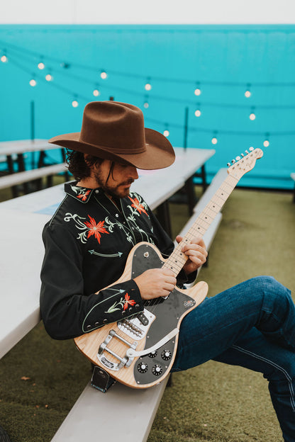 The Mint Floral Snap Shirt