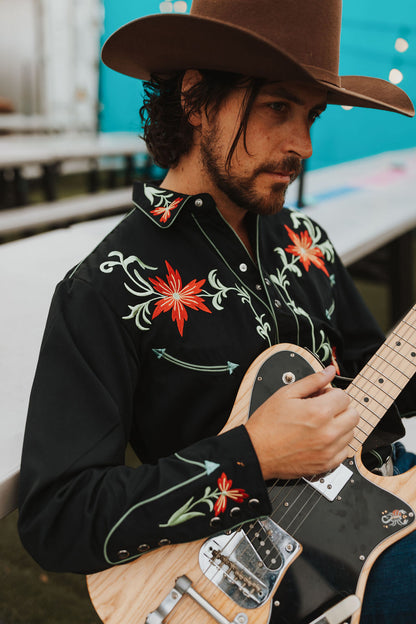 The Mint Floral Snap Shirt