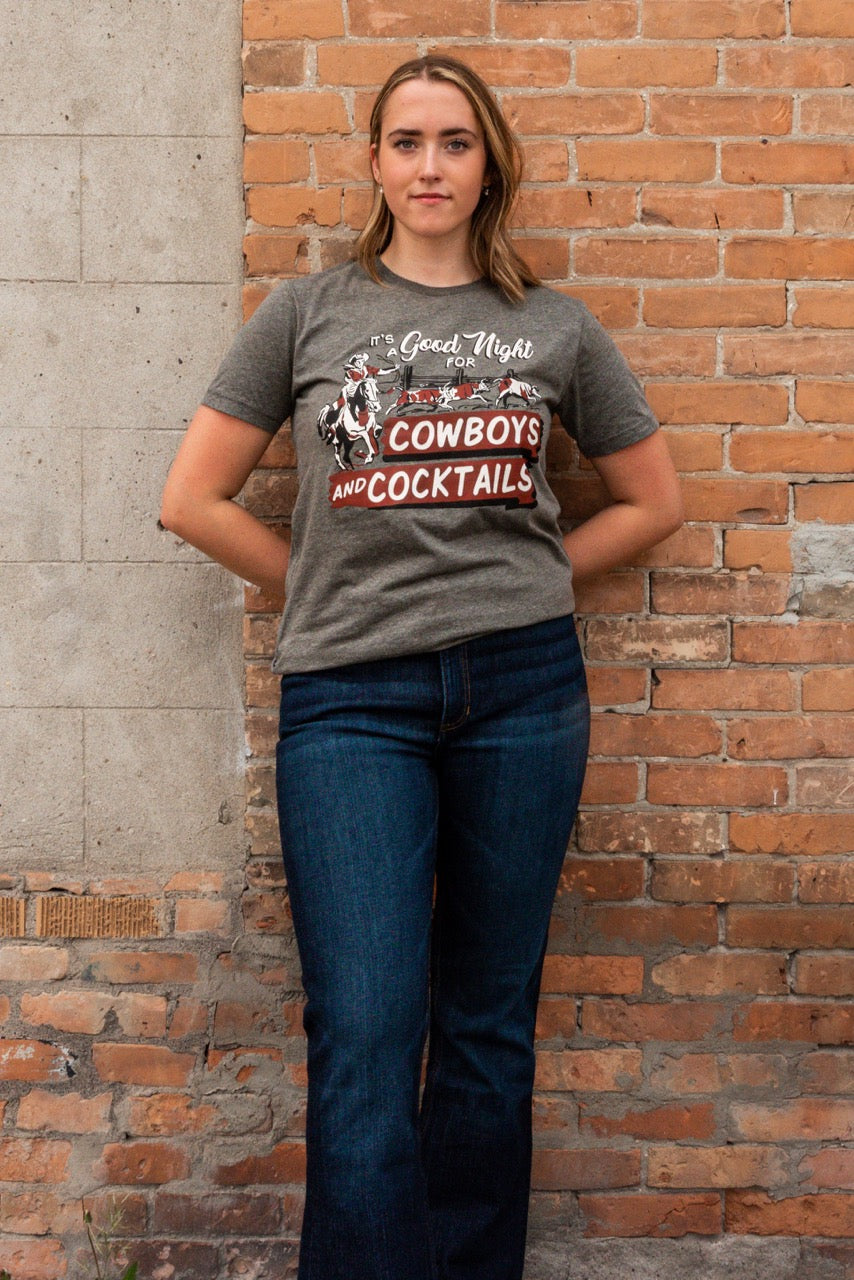 Cowboys and Cocktails Tee