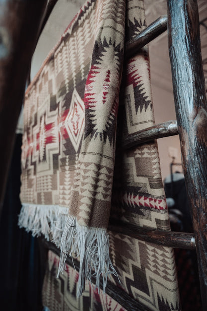 Jacquard Fringe Throw