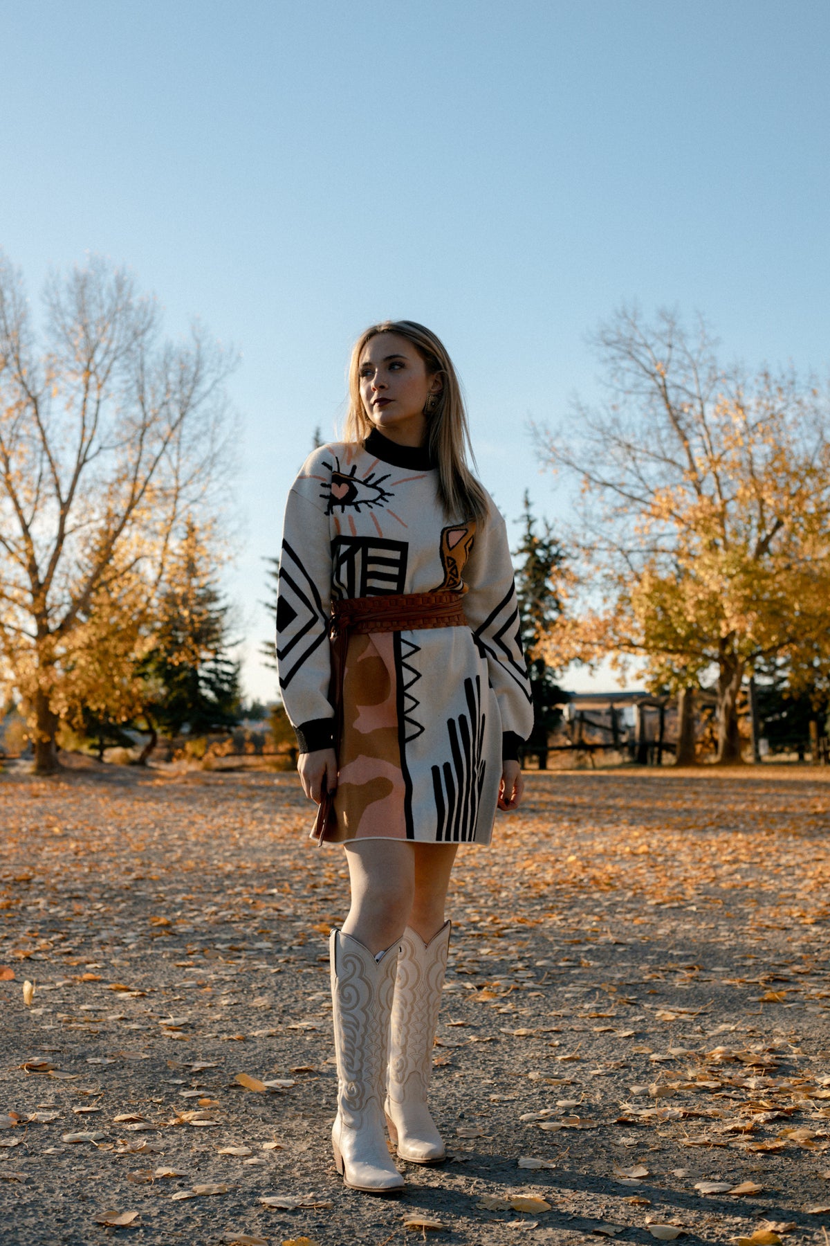 Allie Falcon Sweater Dress