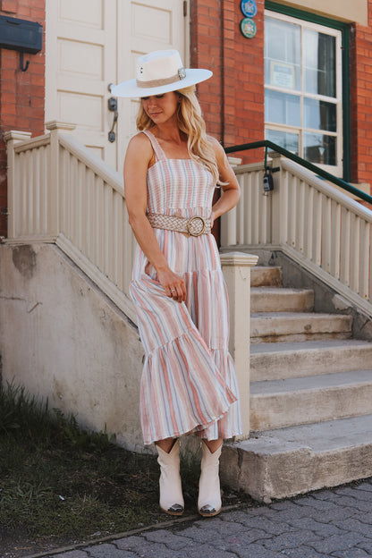 Sadieville Stripped Bobby Maxi Dress