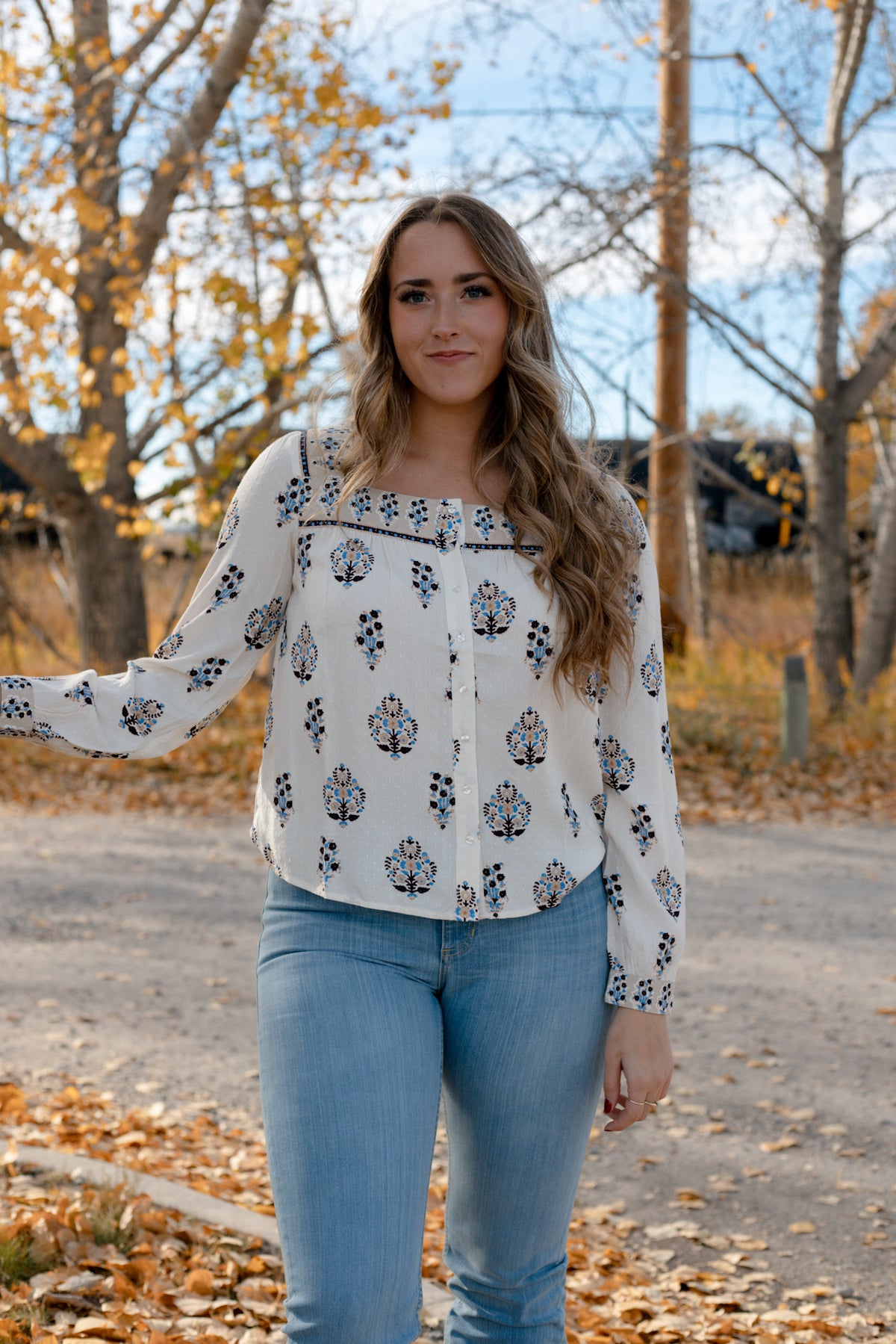 Sumner Square Yoke Blouse