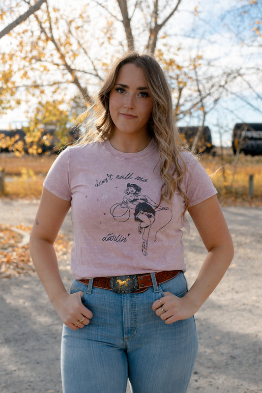 Don't Call Me Darlin' Cropped Tee