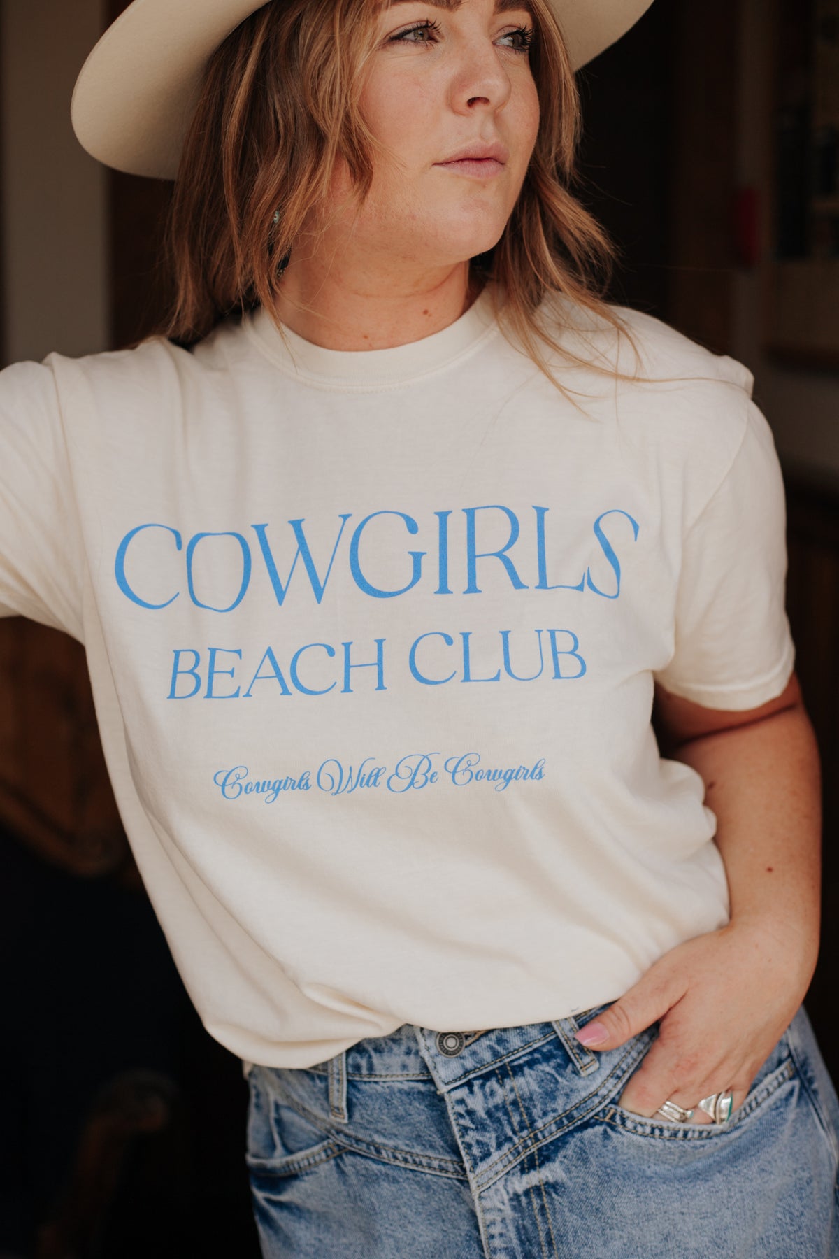 Cowgirls Beach Club Tee
