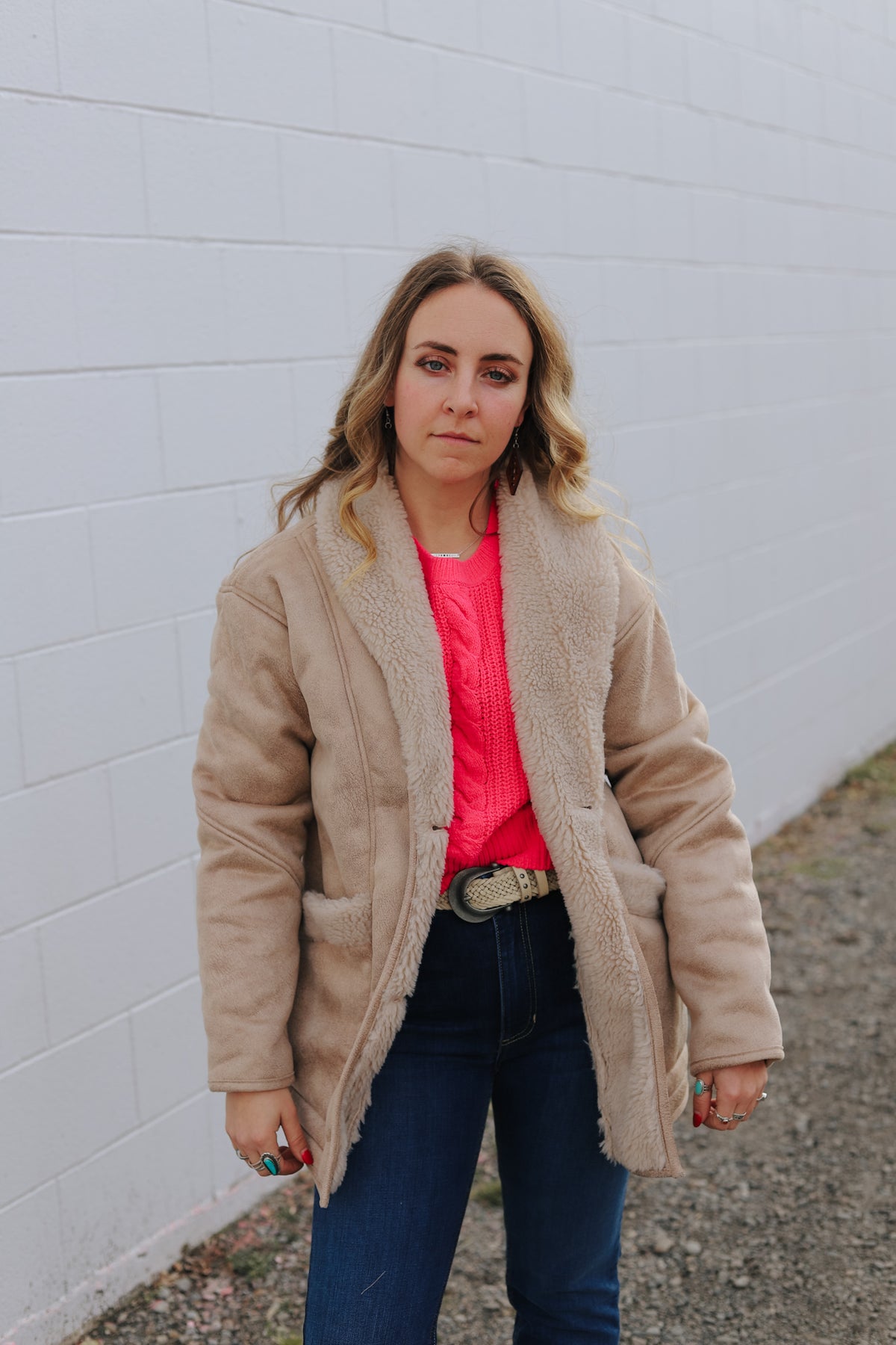 Ava Faux Leather Bonded Jacket