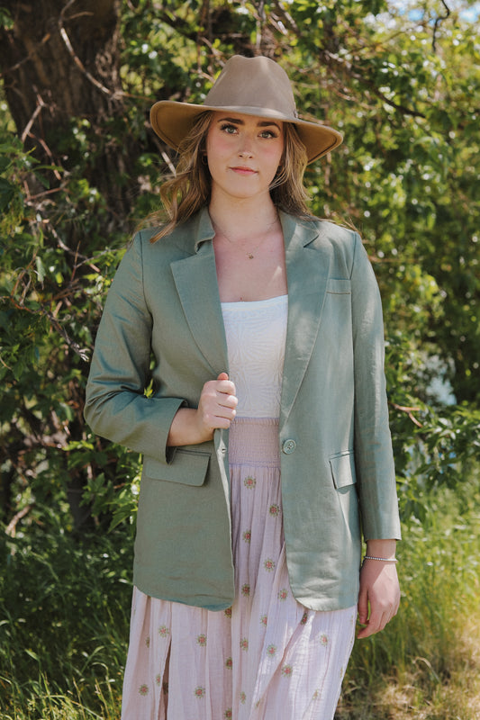 Lana Linen Blazer