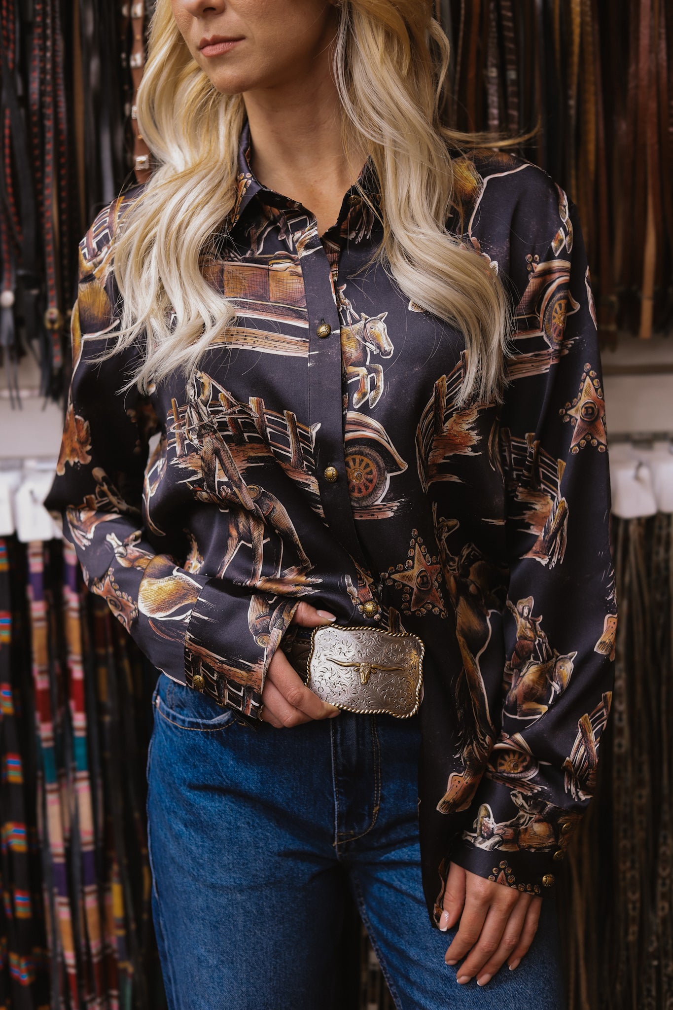Double D Ranch Women's Hay Babies Pancho – Saratoga Saddlery &  International Boutiques