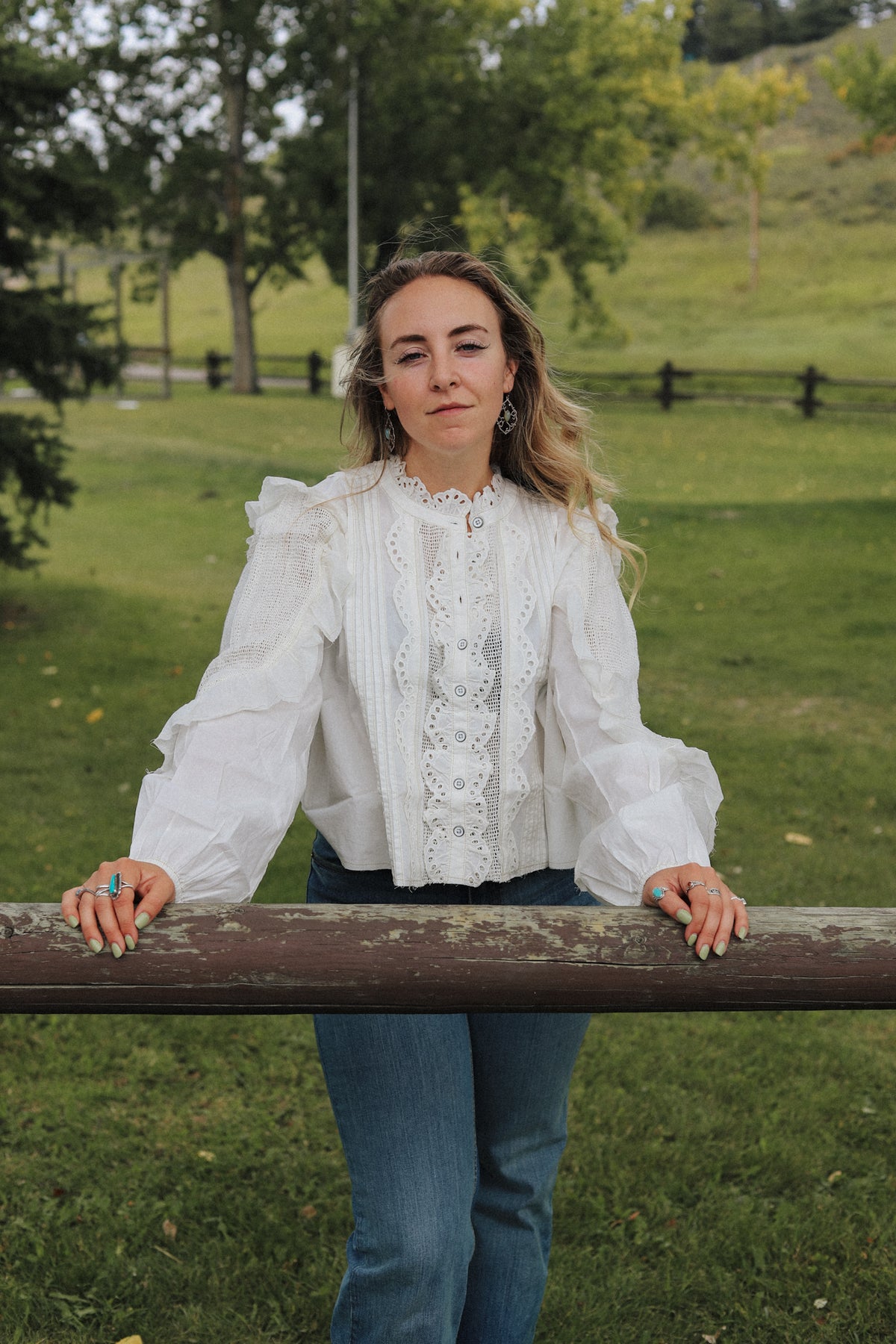 Masai Mar Ruffle Blouse