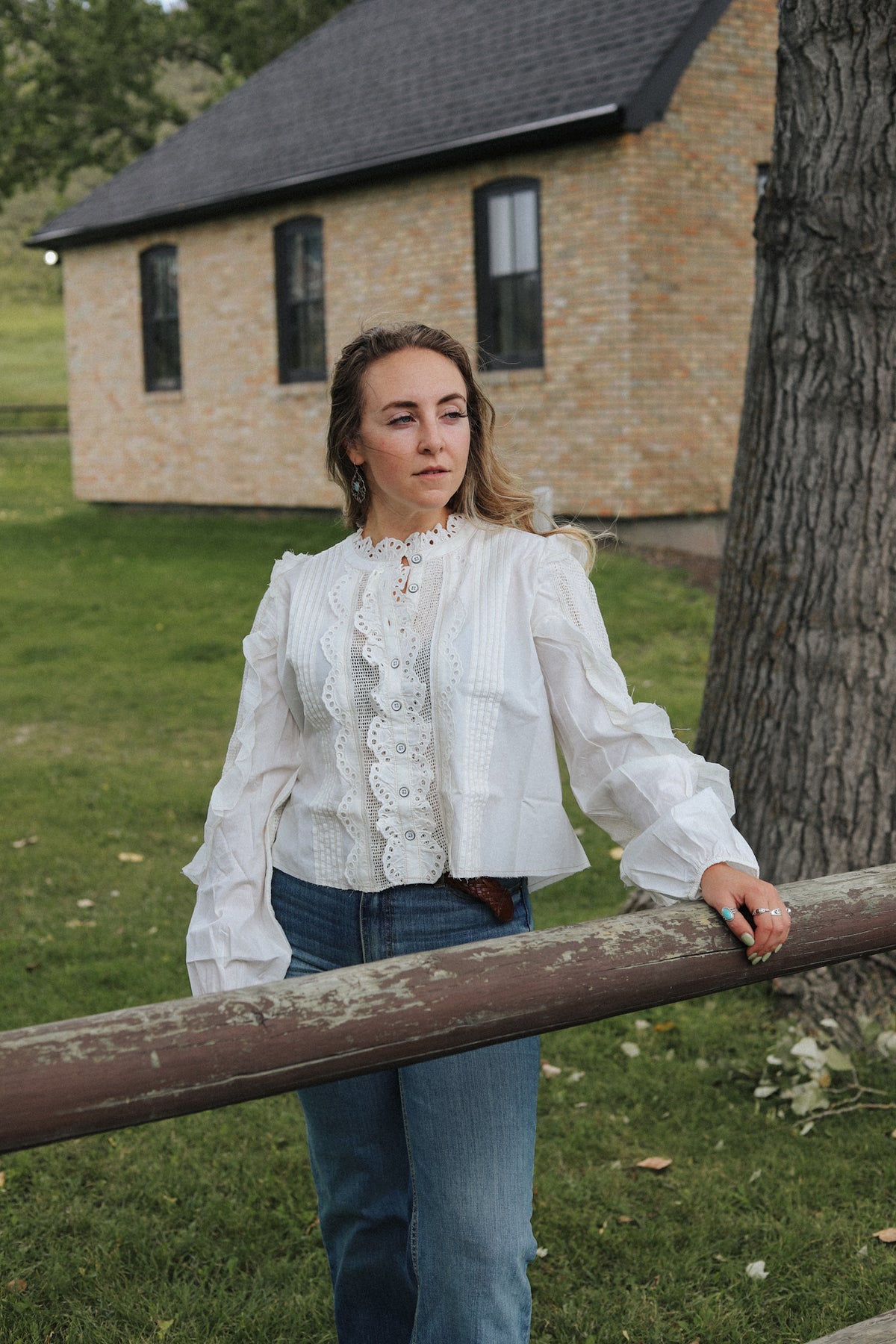 Masai Mar Ruffle Blouse