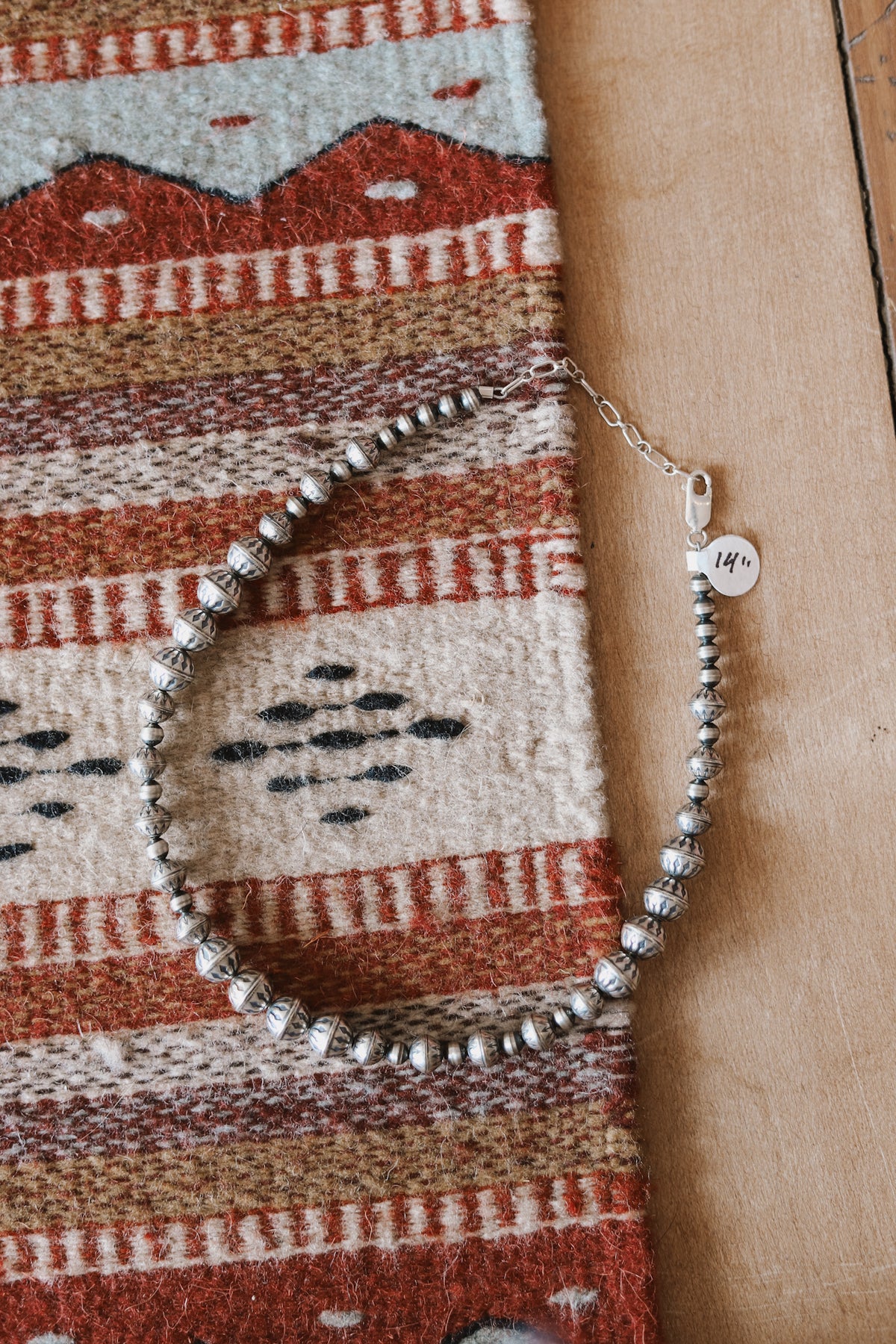 Navajo Pearl Necklace - 14&quot;