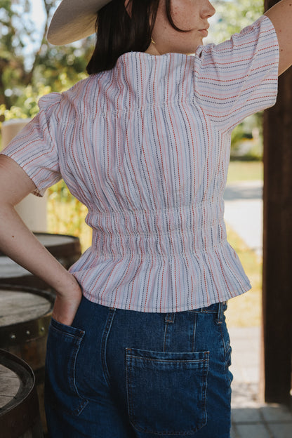 Gracey Striped Blouse