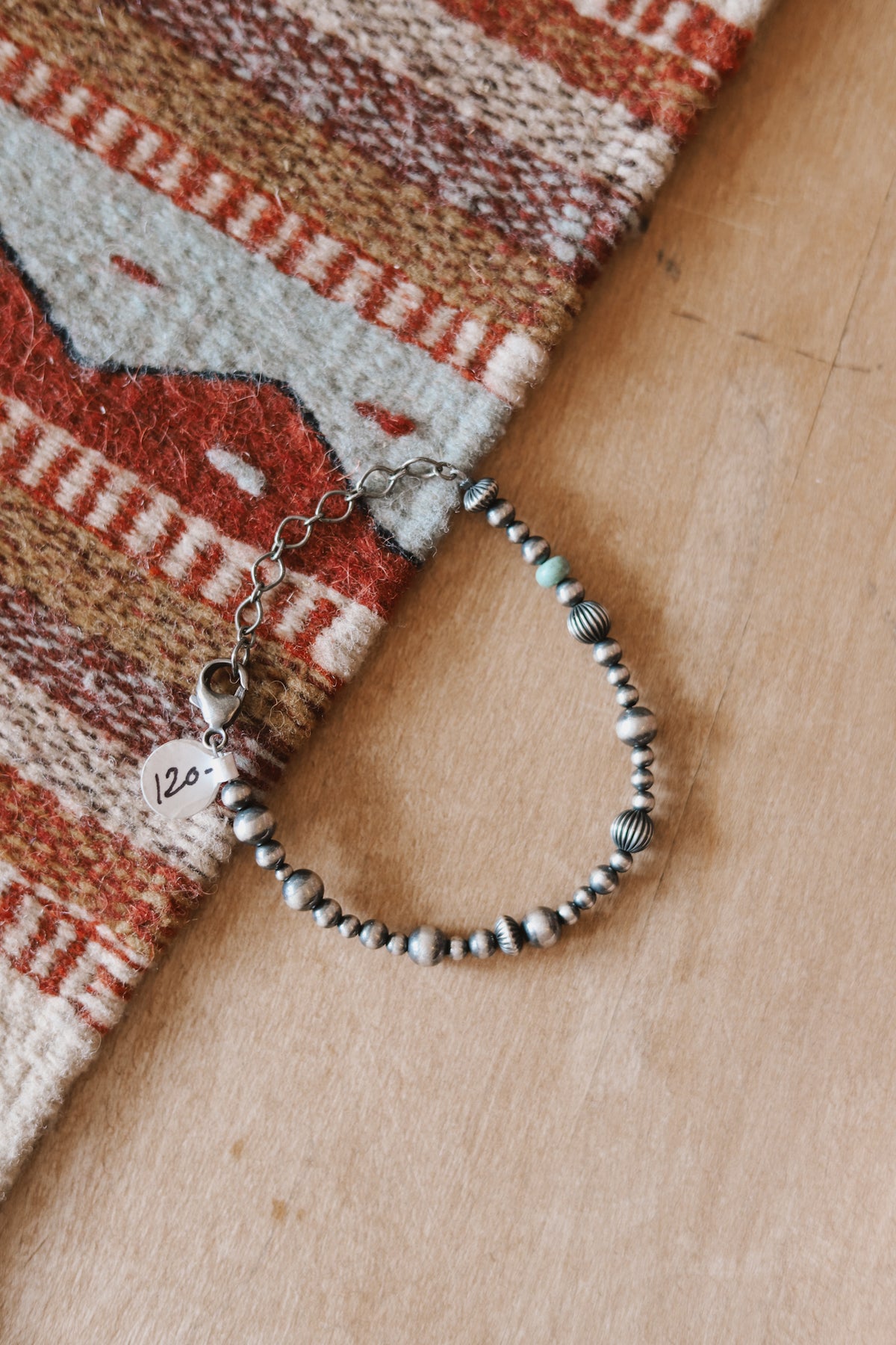 Navajo Pearl &amp; Turquoise Bracelet