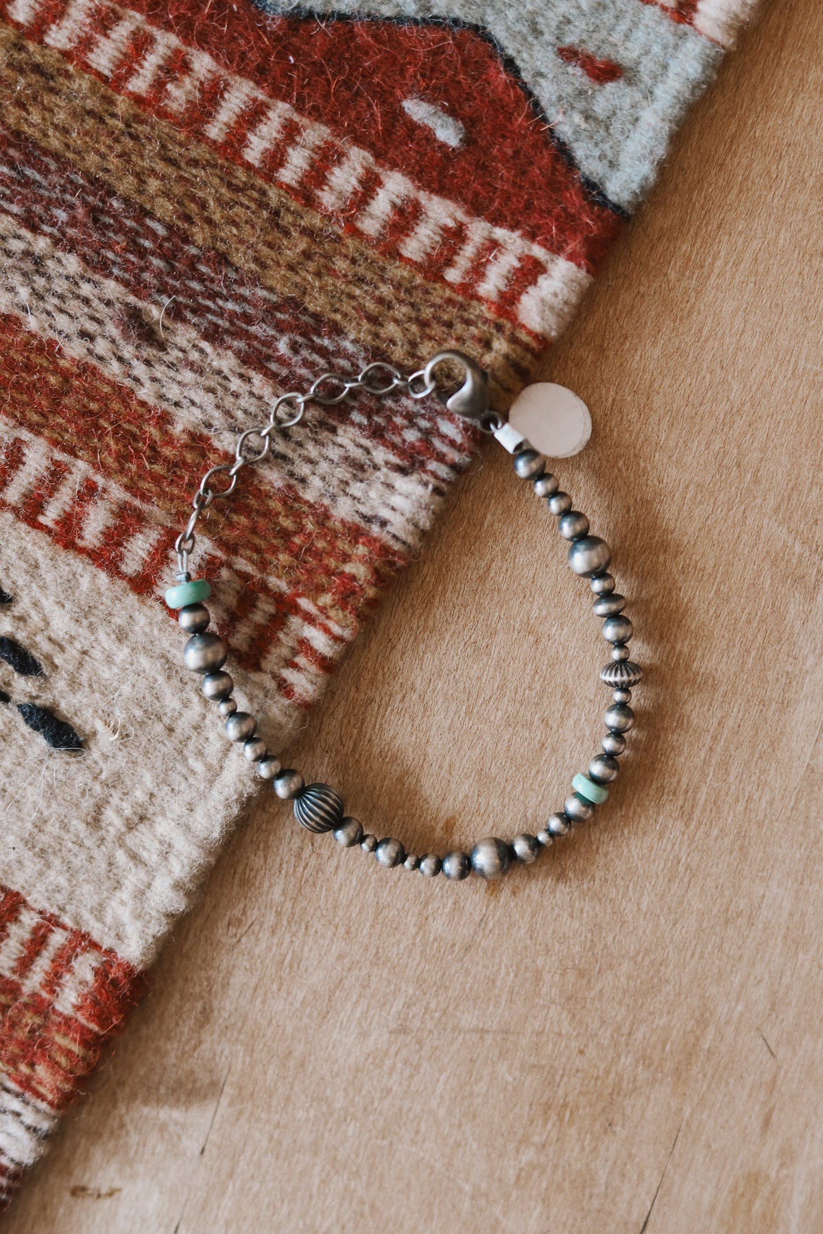 Navajo Pearl &amp; Turquoise Bracelet