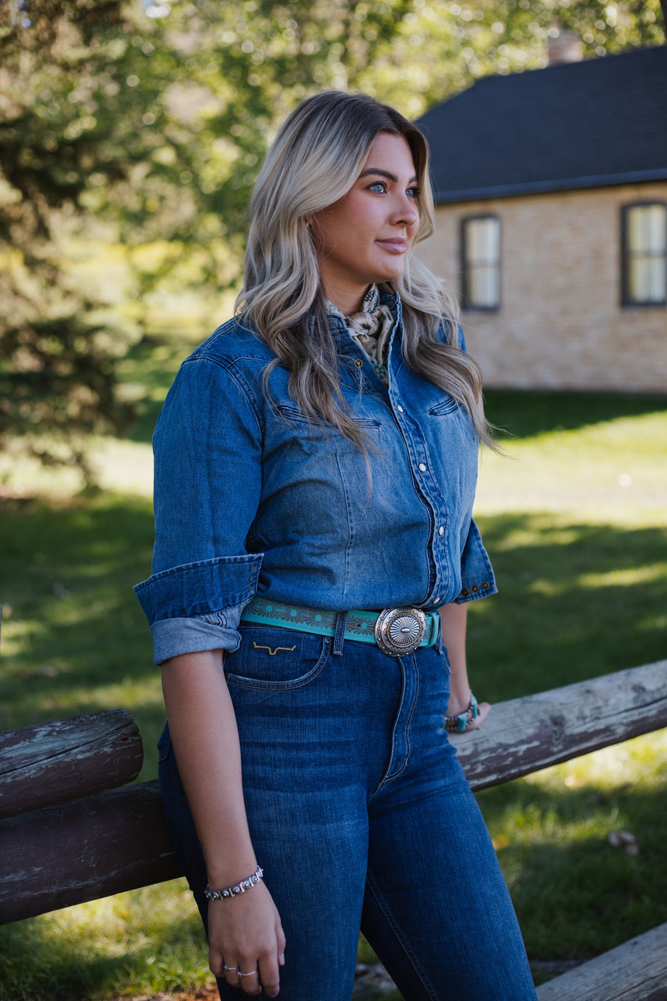 The Yoakam Pearl Snap Classic Denim Shirt