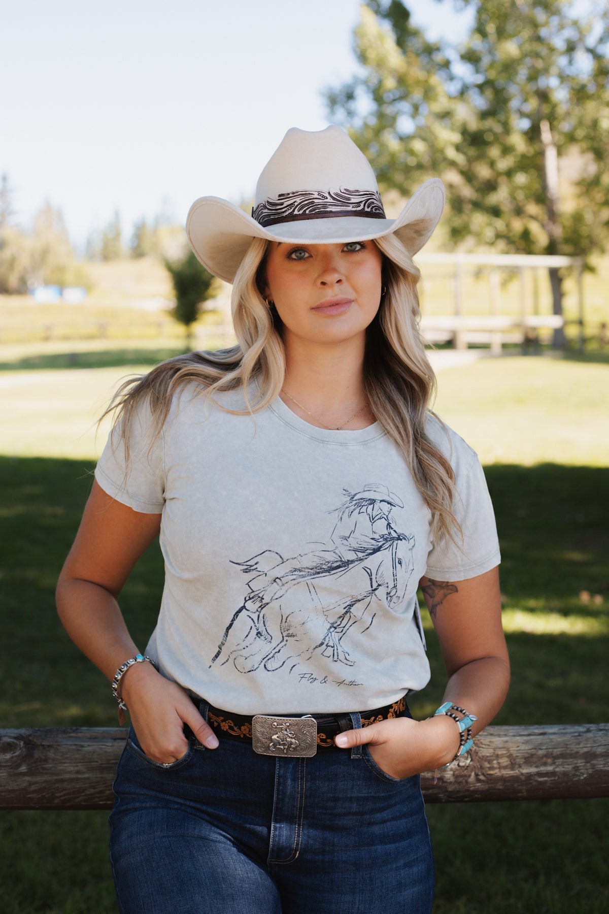 Riding Horses Tee