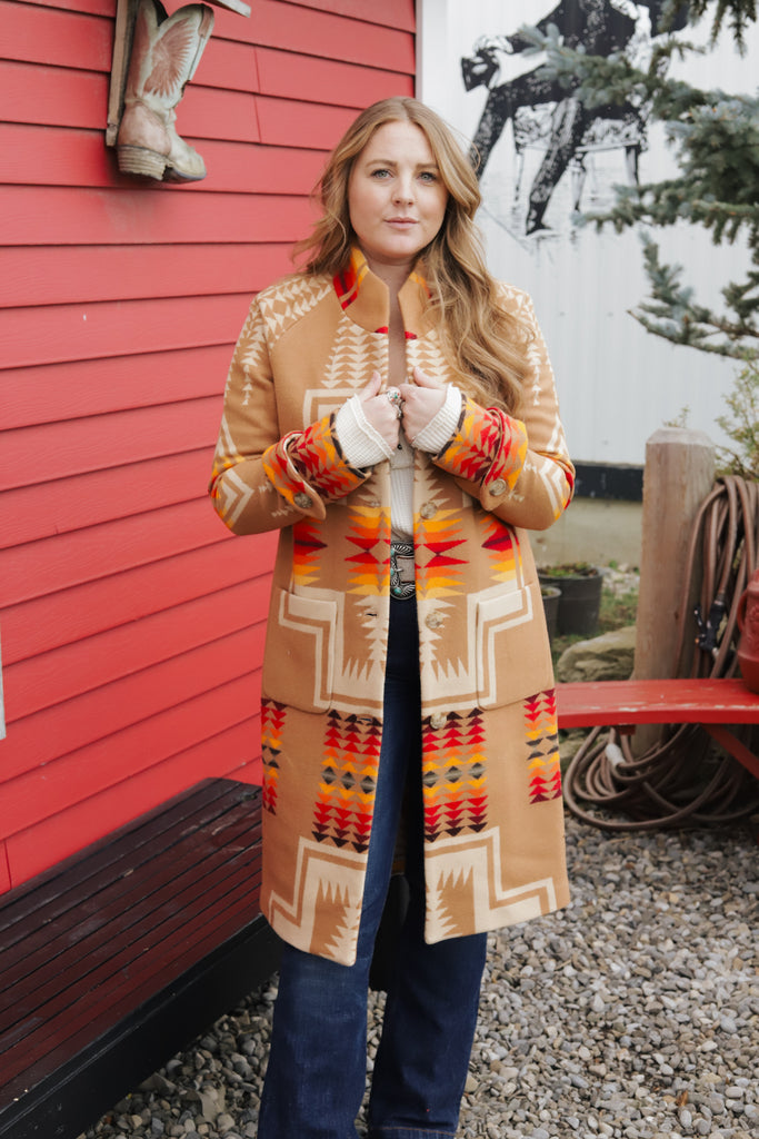 Pendleton harding cocoon on sale coat