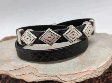 Southwest Diamond Wrap Bracelet