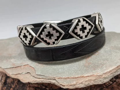 Southwest Rhombus Wrap Bracelet