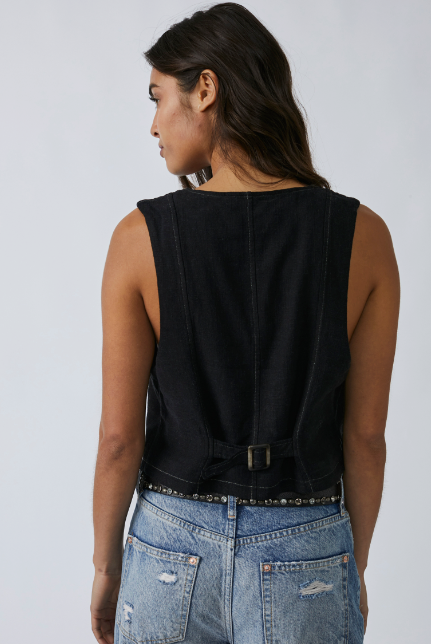 Charley Linen Vest