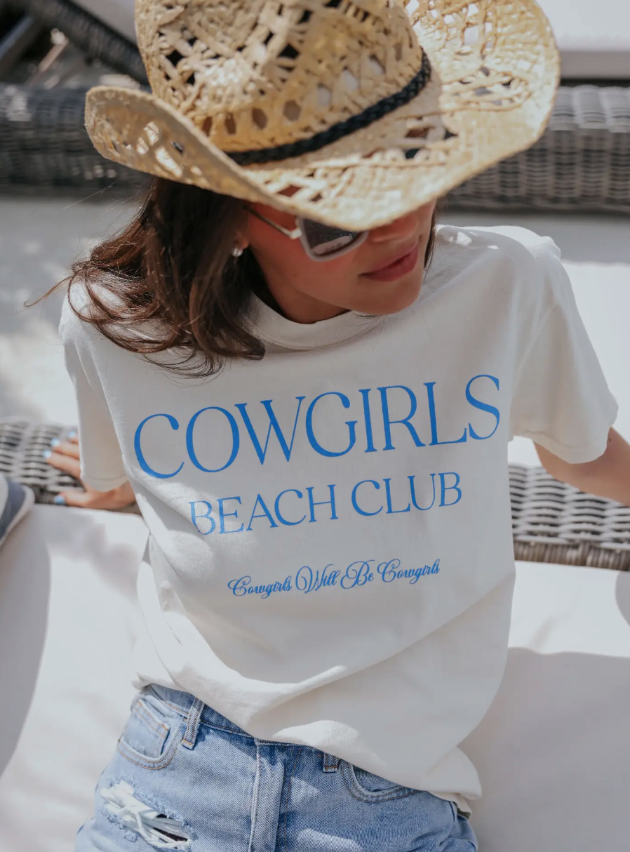 Cowgirls Beach Club Tee