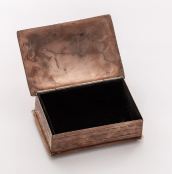 Stamped Copper Box