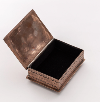 Stamped Copper Box