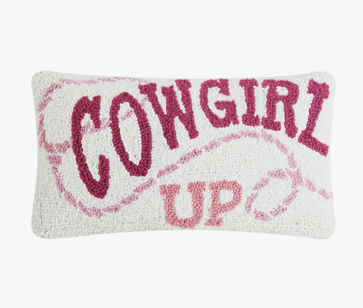 Cowgirl Up Wool Hook Pillow