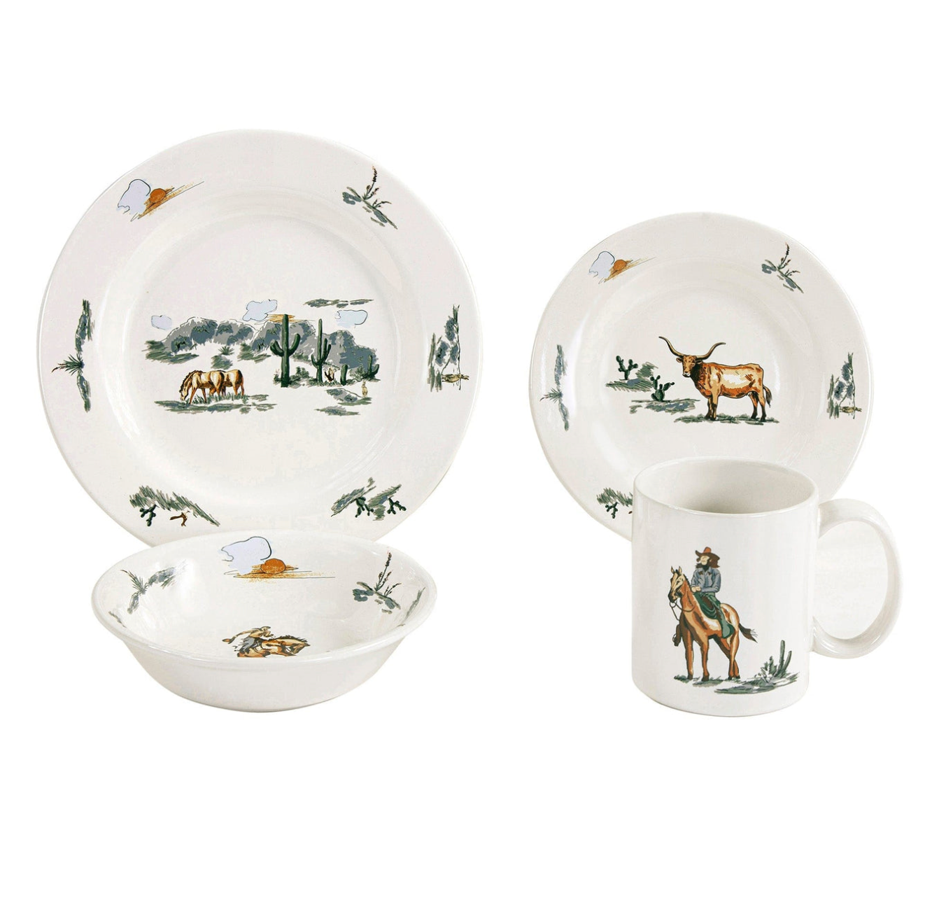 Ranch Life Ceramic Dinner Set