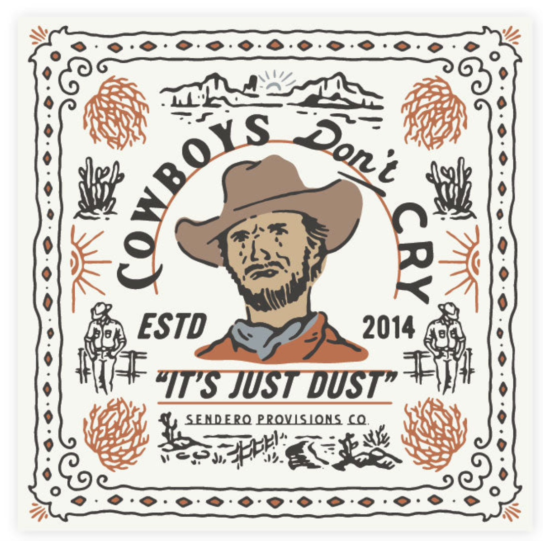 Cowboys Don&#39;t Cry Bandana