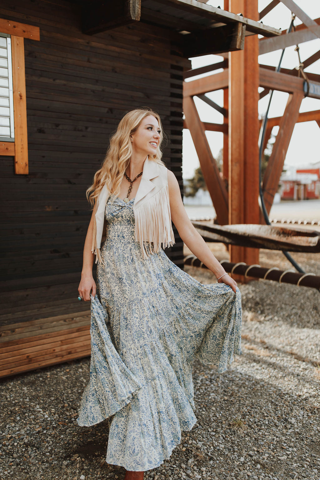 Sundrenched Printed Maxi