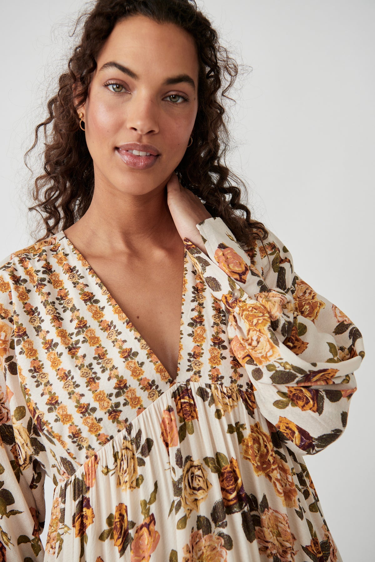 Rows of Roses Maxi Dress