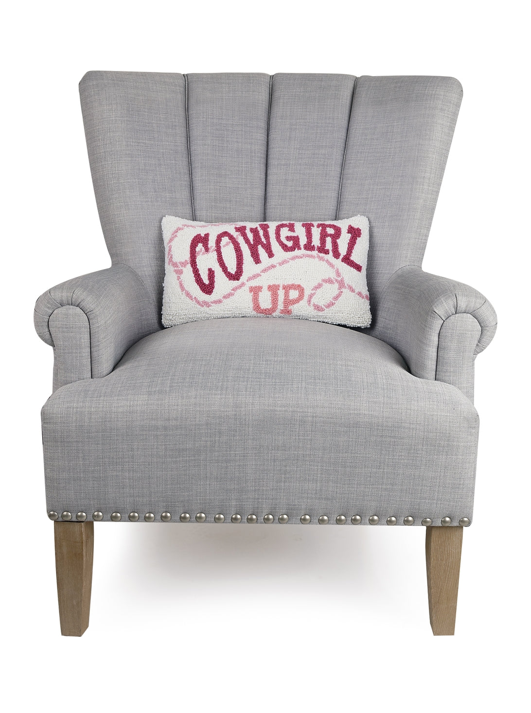 Cowgirl Up Wool Hook Pillow