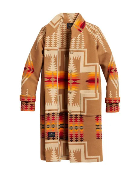 Pendleton 1930&#39;s Archive Coat - Tan Harding Jacquard