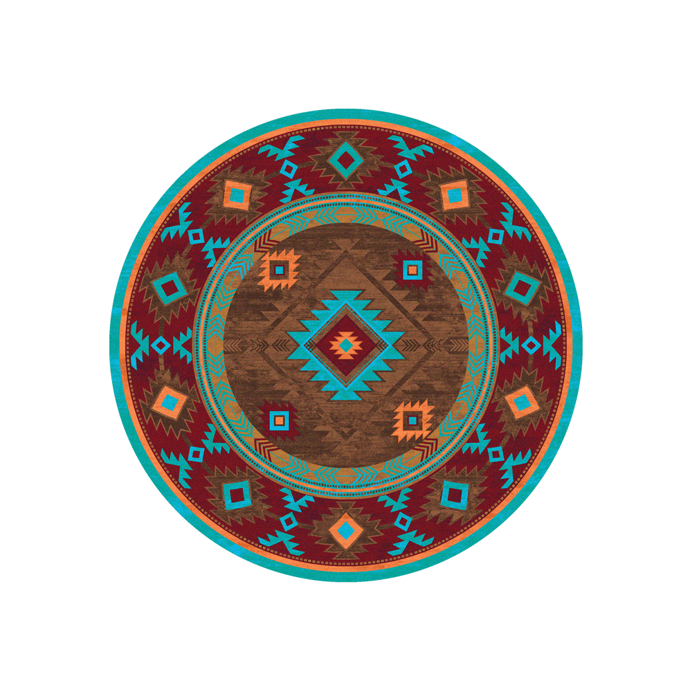 
                  
                    0193TUR296 Whisky River - Turquoise 8ft Round
                  
                
