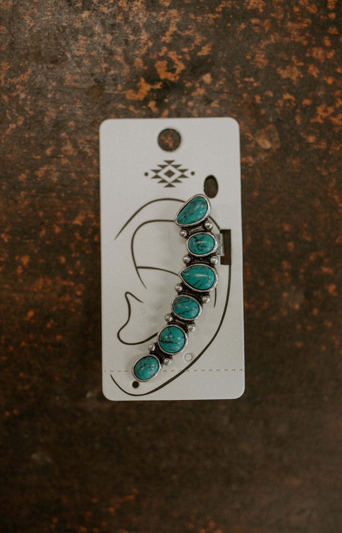 Turquoise Ear Climber
