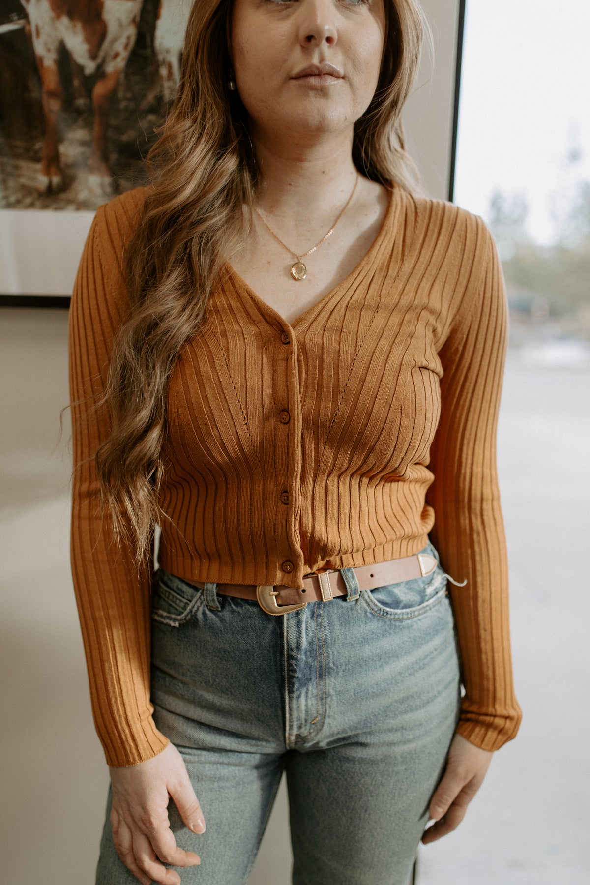 Meddi Ribbed Cardigan