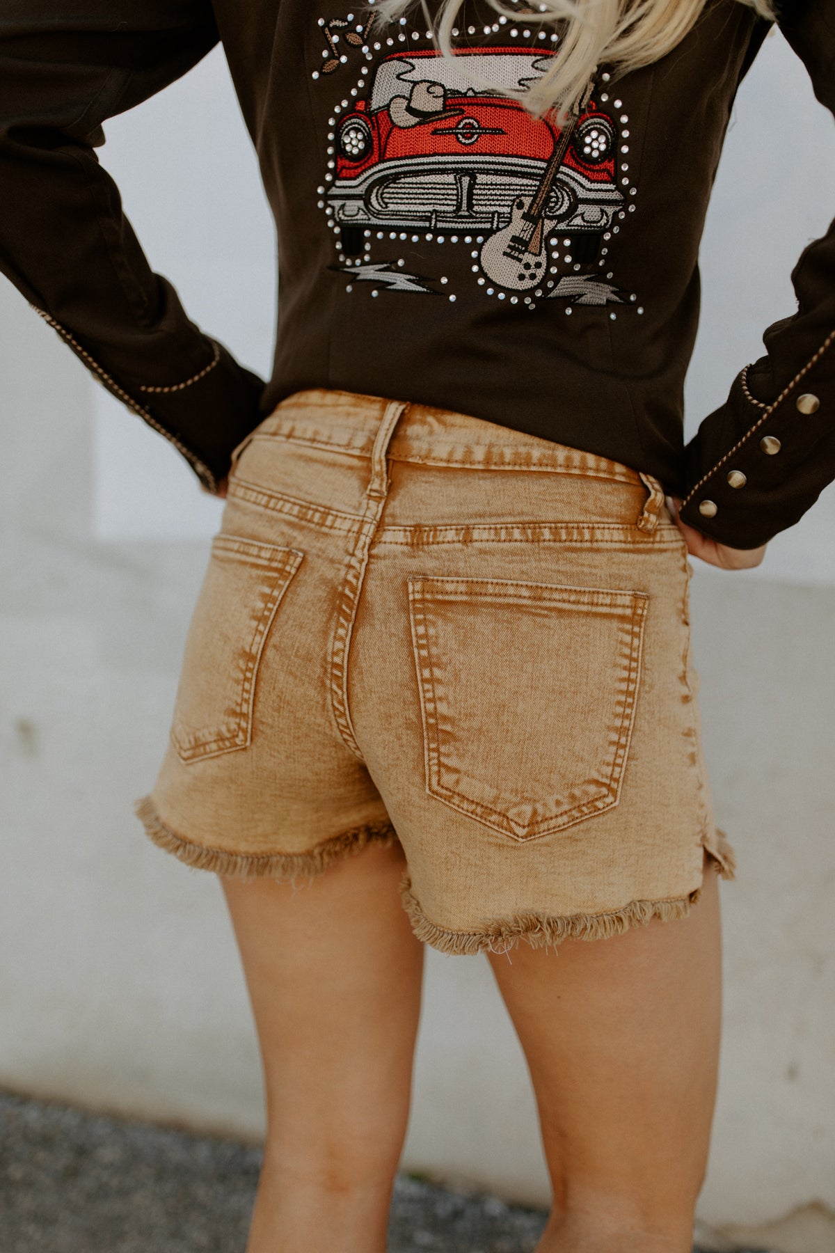 Acid Wash Shorts