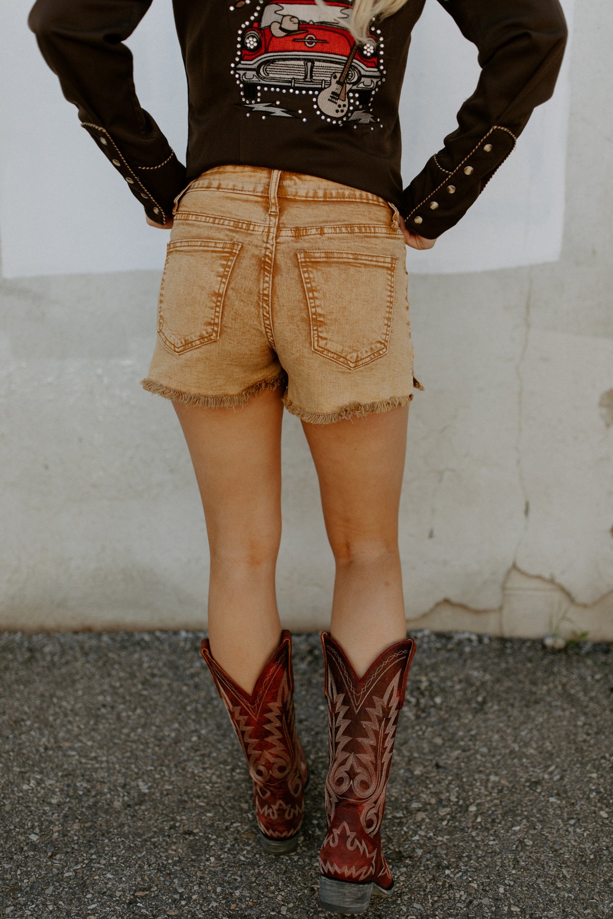 Acid Wash Shorts