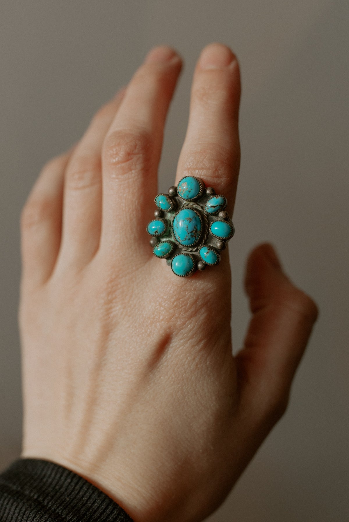 Vintage Turquoise Ring - Size 6