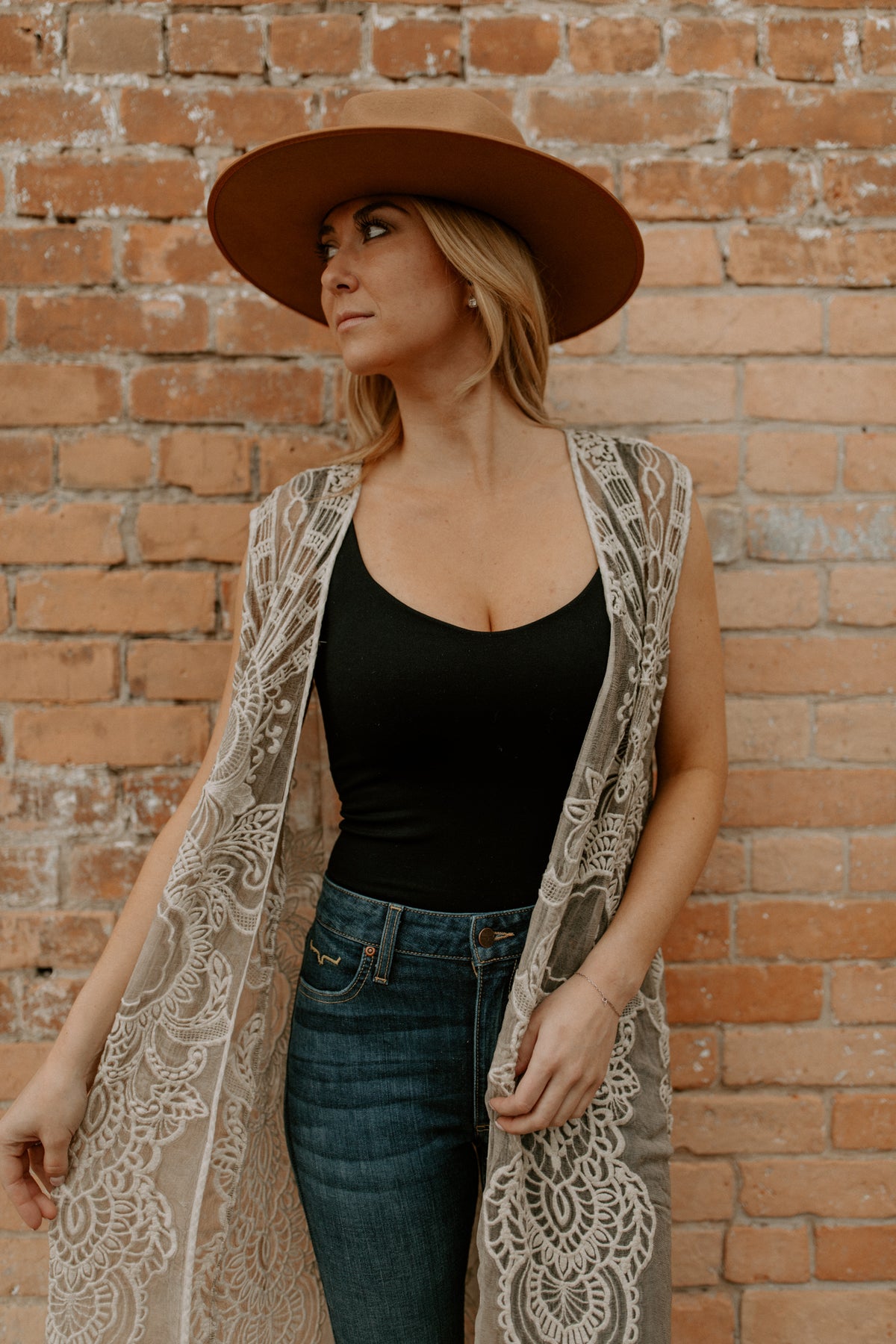 Lorena Silk Fringe Duster