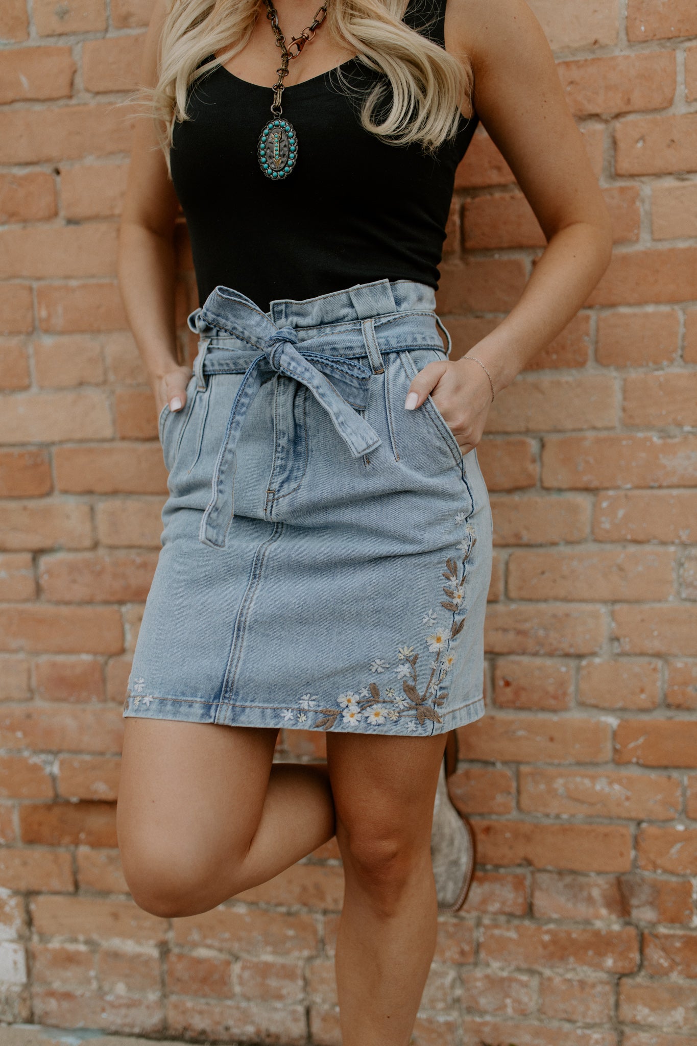 Fashion Nova 'Checking In Corduroy' Skirt Set- Size L - Depop