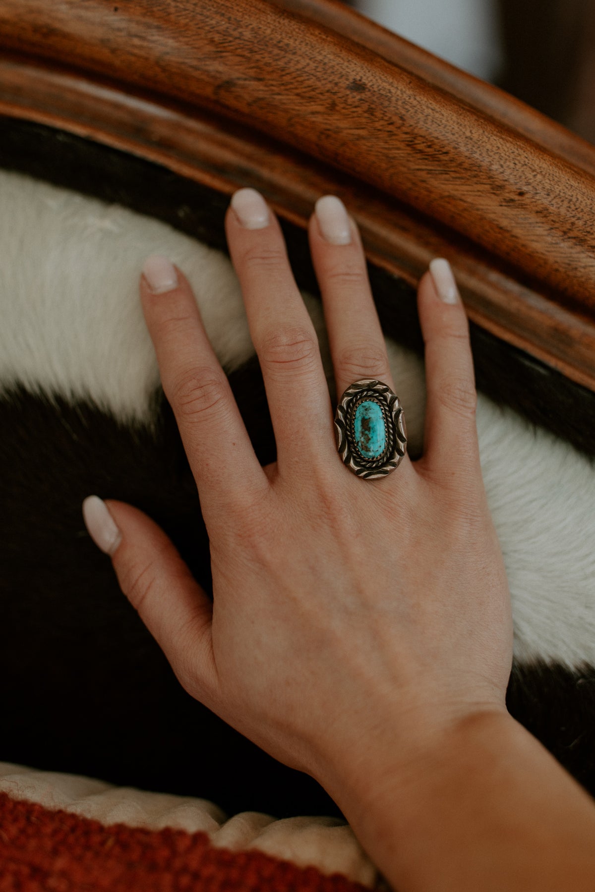 Vintage Turquoise Ring - Size 5.25