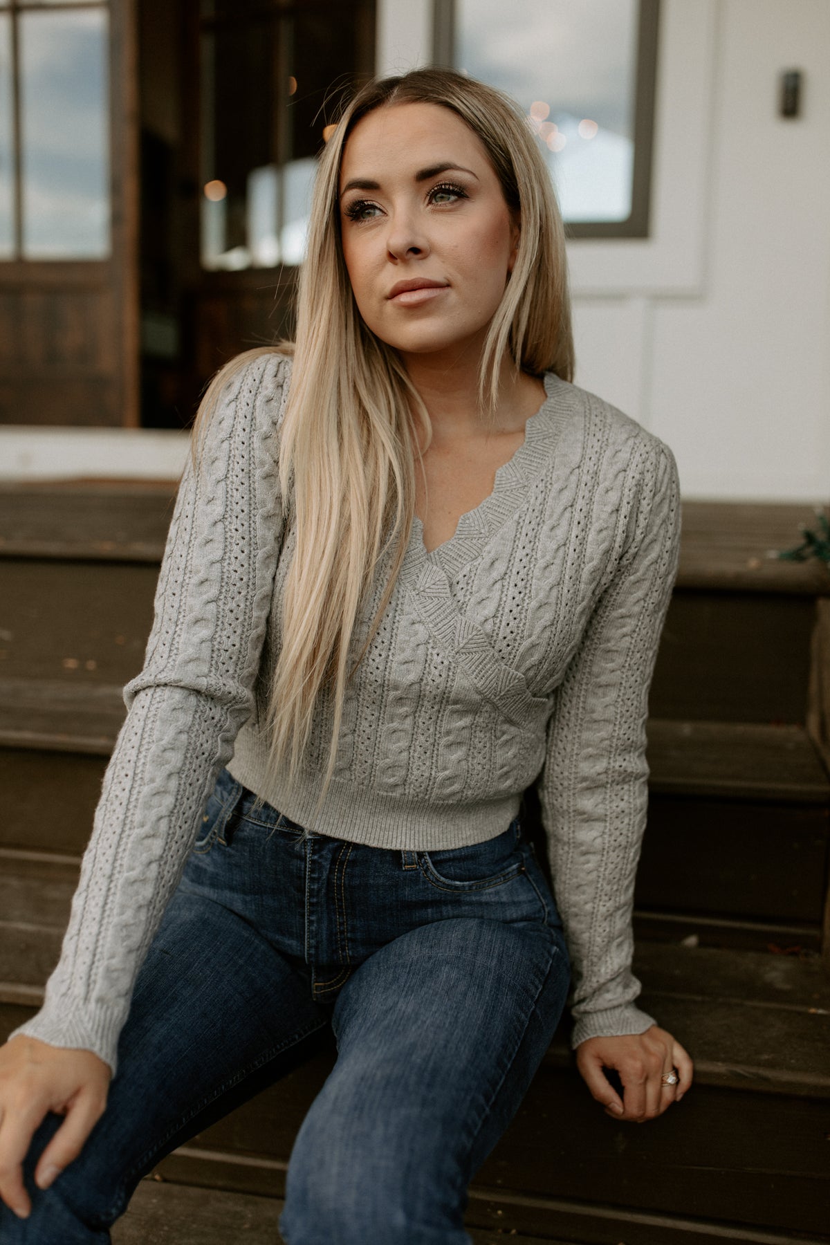 Olivia Wrap Top