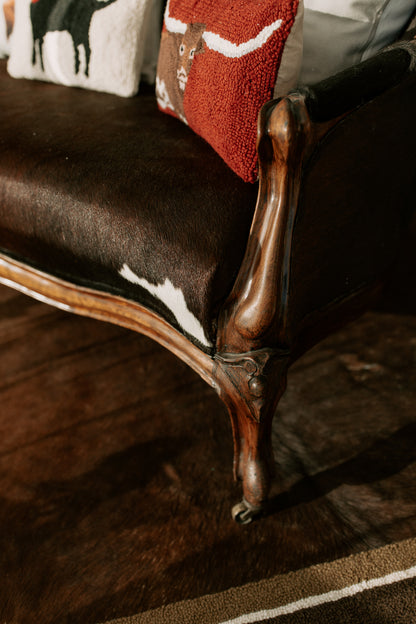 Vintage Cowhide Sofa